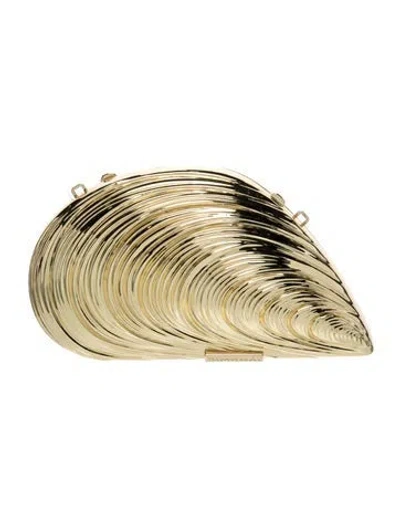 Pre-owned Simkhai Metal Evening Bag In Gold/metallic