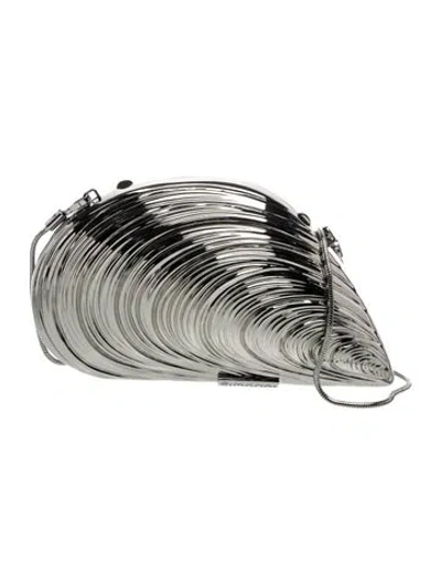 Pre-owned Simkhai Metal Evening Bag W/ Tags In Metallic/silver