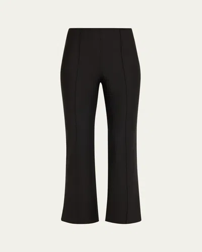 Simkhai Michelle Pintuck Cropped Pants In Black