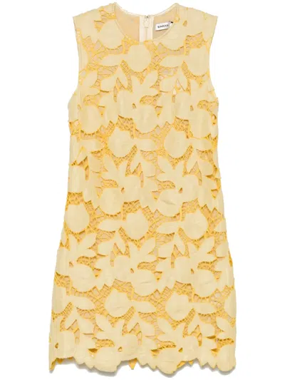Simkhai Mickie Mini Dress In Yellow