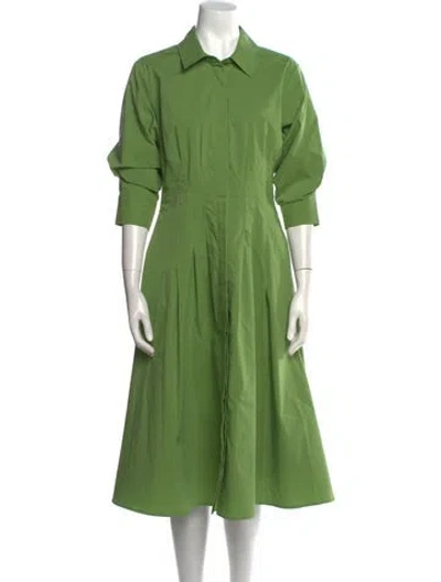 Pre-owned Simkhai Midi Length Dress In Green
