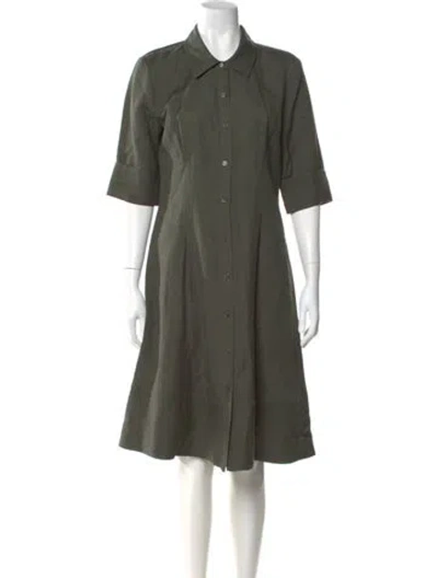 Pre-owned Simkhai Midi Length Dress In Green