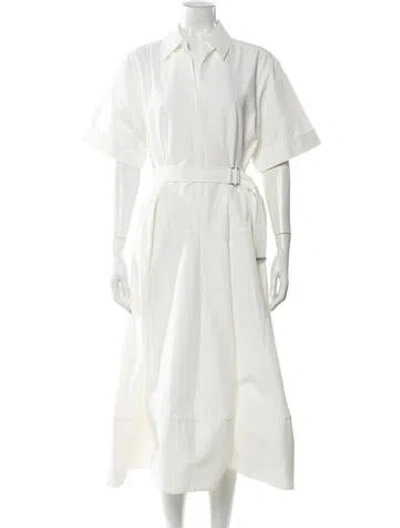 Pre-owned Simkhai Midi Length Dress In White