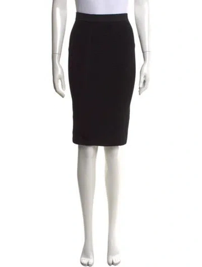 Pre-owned Simkhai Midi Length Skirt In Black
