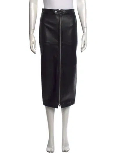 Pre-owned Simkhai Midi Length Skirt In Black