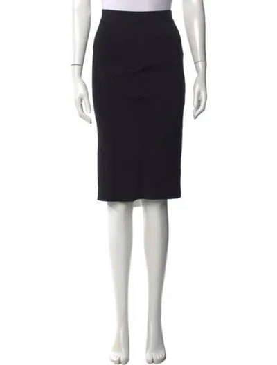 Pre-owned Simkhai Midi Length Skirt In Black