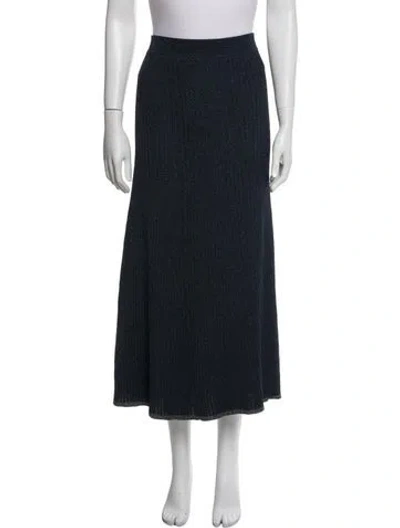 Pre-owned Simkhai Midi Length Skirt In Blue