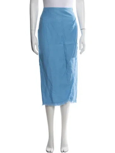 Pre-owned Simkhai Midi Length Skirt In Blue