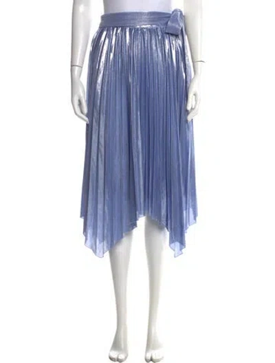 Pre-owned Simkhai Midi Length Skirt In Blue/metallic