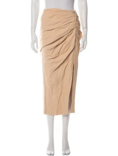 Pre-owned Simkhai Midi Length Skirt In Green