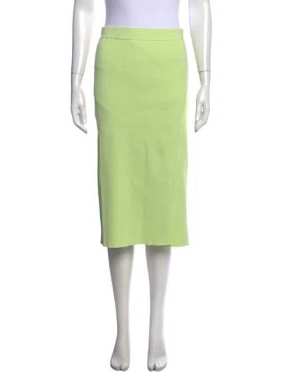 Pre-owned Simkhai Midi Length Skirt In Green