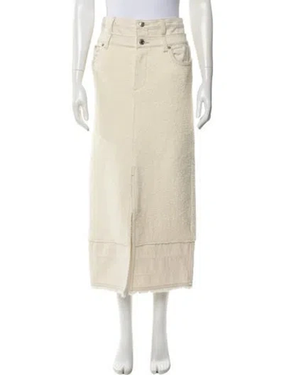 Pre-owned Simkhai Midi Length Skirt In Neutral
