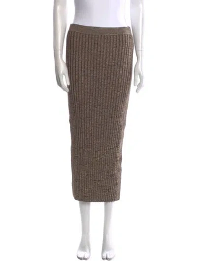 Pre-owned Simkhai Midi Length Skirt In Neutral
