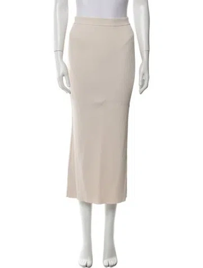 Pre-owned Simkhai Midi Length Skirt In Neutral
