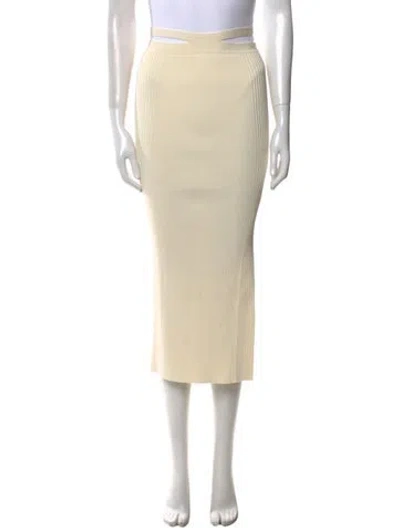 Pre-owned Simkhai Midi Length Skirt In Neutral