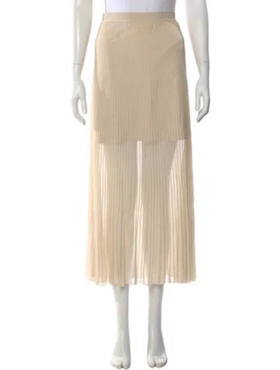Pre-owned Simkhai Midi Length Skirt In Neutral