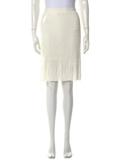 Pre-owned Simkhai Midi Length Skirt In Neutral