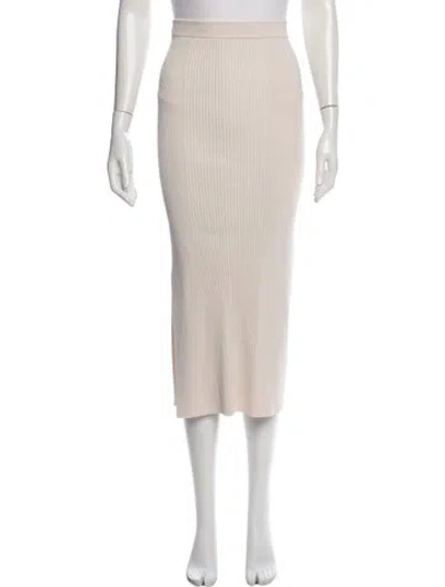 Pre-owned Simkhai Midi Length Skirt In Neutral