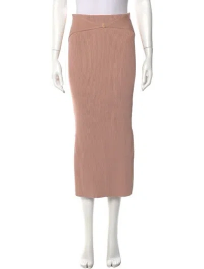 Pre-owned Simkhai Midi Length Skirt In Pink
