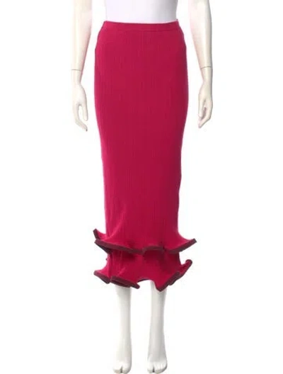 Pre-owned Simkhai Midi Length Skirt In Pink