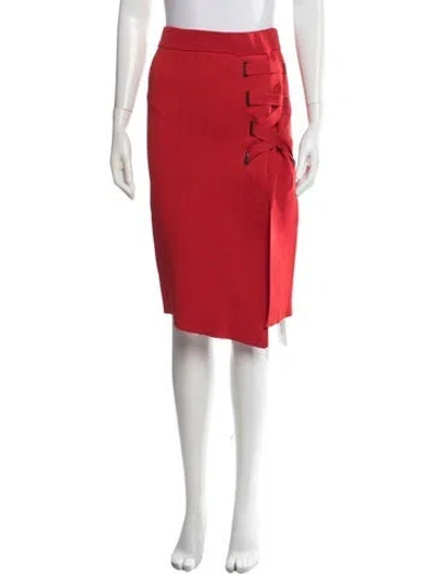 Pre-owned Simkhai Midi Length Skirt In Pink