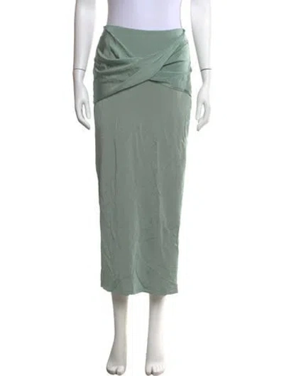 Pre-owned Simkhai Midi Length Skirt W/ Tags In Green