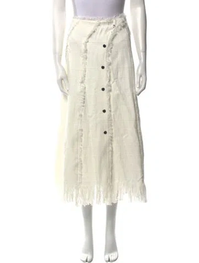 Pre-owned Simkhai Midi Length Skirt W/ Tags In Neutral