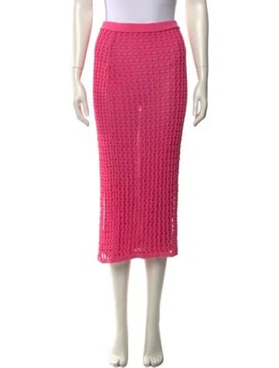 Pre-owned Simkhai Midi Length Skirt W/ Tags In Pink