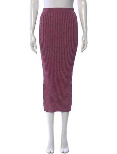 Pre-owned Simkhai Midi Length Skirt W/ Tags In Pink