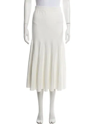 Pre-owned Simkhai Midi Length Skirt W/ Tags In White