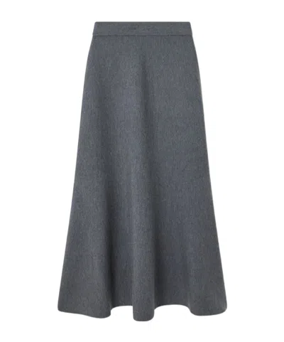 Simkhai Midi Skirt In Gray