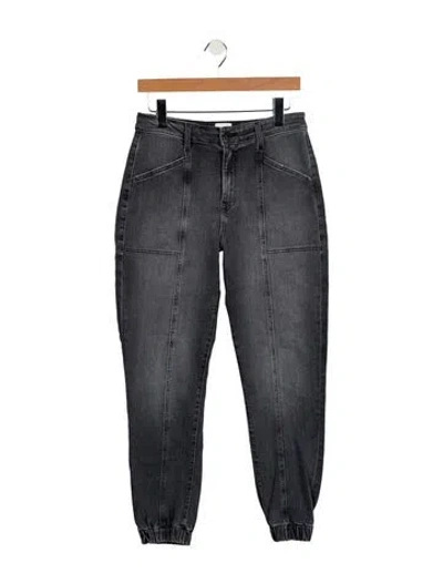 Pre-owned Simkhai Mid-rise Skinny Leg Jeans In Gray