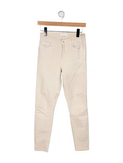 Pre-owned Simkhai Mid-rise Skinny Leg Jeans In Neutral