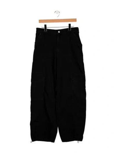 Pre-owned Simkhai Mid-rise Straight Leg Jeans In Black