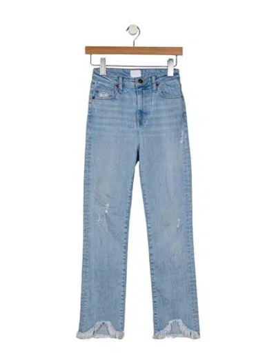 Pre-owned Simkhai Mid-rise Straight Leg Jeans In Blue