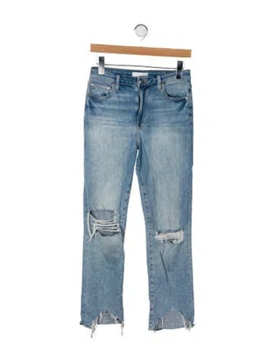 Pre-owned Simkhai Mid-rise Straight Leg Jeans In Blue