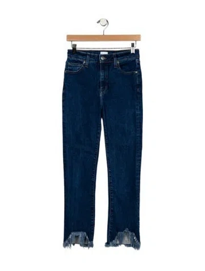 Pre-owned Simkhai Mid-rise Straight Leg Jeans In Blue