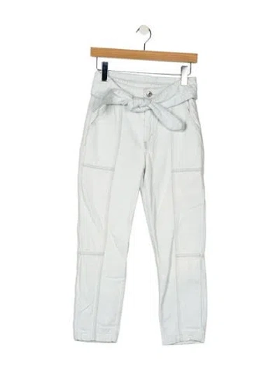 Pre-owned Simkhai Mid-rise Straight Leg Jeans In Blue