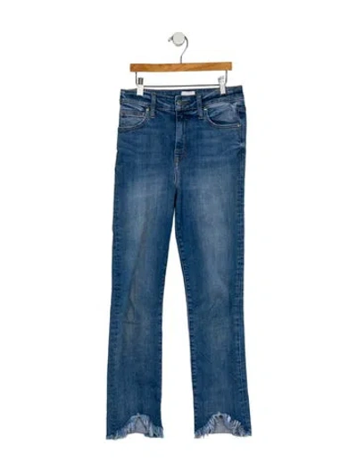 Pre-owned Simkhai Mid-rise Straight Leg Jeans In Blue