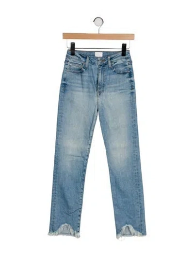 Pre-owned Simkhai Mid-rise Straight Leg Jeans In Blue