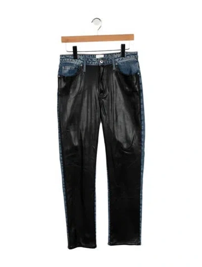 Pre-owned Simkhai Mid-rise Straight Leg Jeans In Blue
