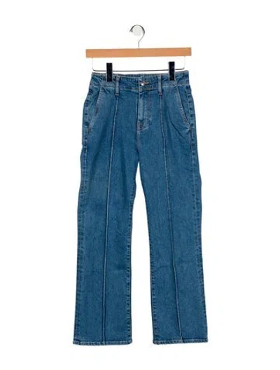 Pre-owned Simkhai Mid-rise Straight Leg Jeans W/ Tags In Blue