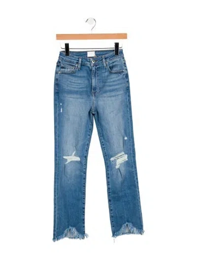 Pre-owned Simkhai Mid-rise Straight Leg Jeans W/ Tags In Blue