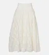 Simkhai Mindy Embroidered Midi Skirt In Neutral