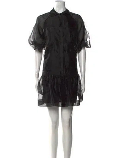 Pre-owned Simkhai Mini Dress In Black
