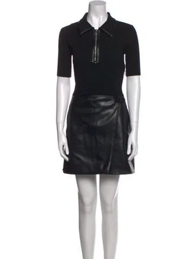 Pre-owned Simkhai Mini Dress In Black