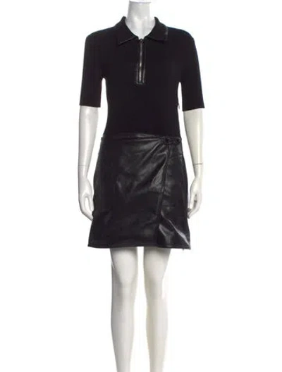 Pre-owned Simkhai Mini Dress In Black