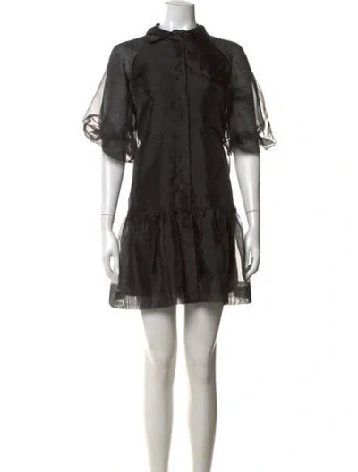 Pre-owned Simkhai Mini Dress In Black