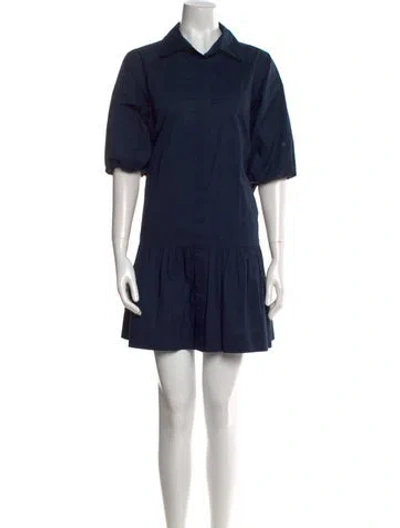 Pre-owned Simkhai Mini Dress In Blue
