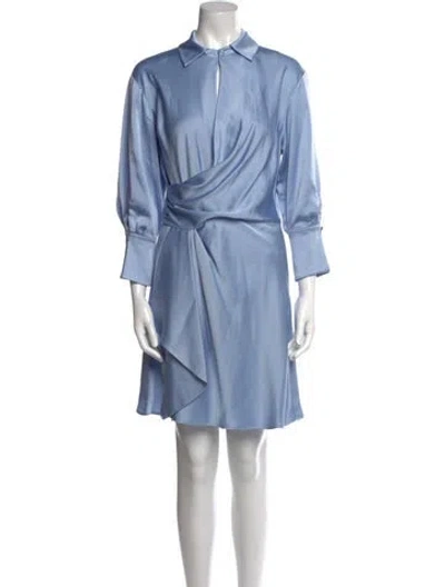 Pre-owned Simkhai Mini Dress In Blue
